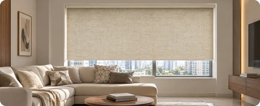 Textured Blinds for Neutral Interiors