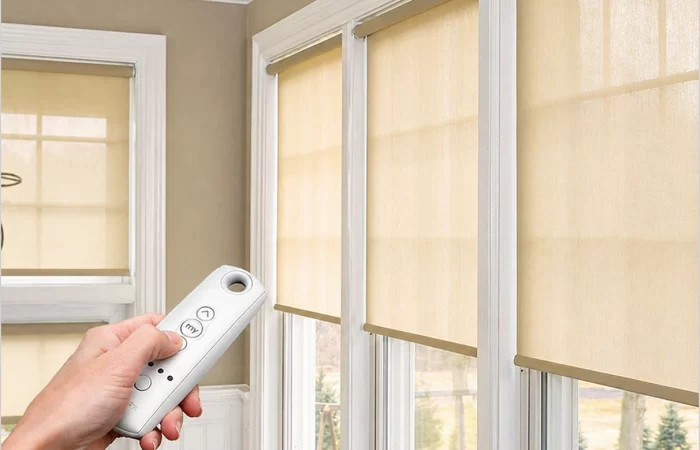 Motorised blinds for windows 1